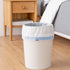 57 Count Small Trash Bags, 4 Gallon Tear-Free Unscented White Drawstring Garbage Bags for Bathroom