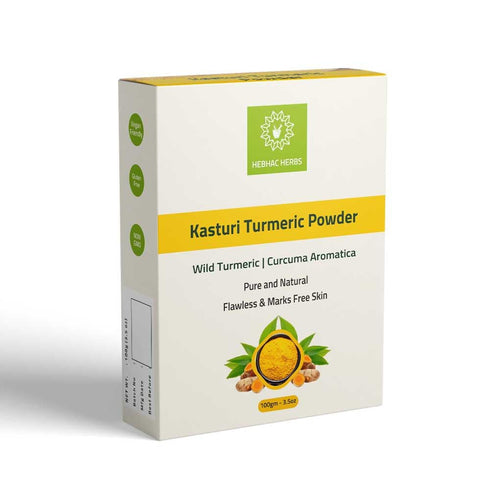 Kasthuri Manjal Powder | Wild Turmeric Powder for Skin and Face Care (3.5 oz) | Helps Acne Skin