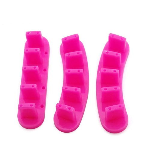 KADS 3pcs/set High Quality Plastic Tip Stand for Nail Art Practice Training Tool, False Tips Display