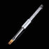 LWBTOSEE 2pc Nail Ombre Brush for Nail Art Painting, UV Gel Polish Gradient Color, Black & White