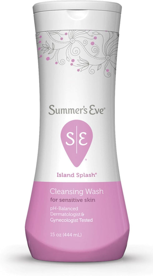 Summer's Eve Island Splash Cleansing Wash For Sensitive Skin 15 Fl Oz
