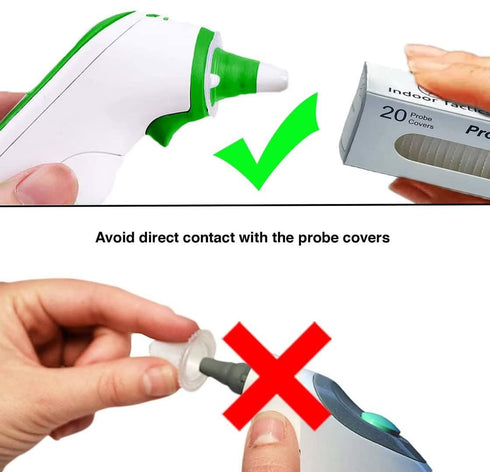 100 Counts Ear Thermometer Probe Covers, Disposable Lens Filters for All Braun Ear Thermometer Models