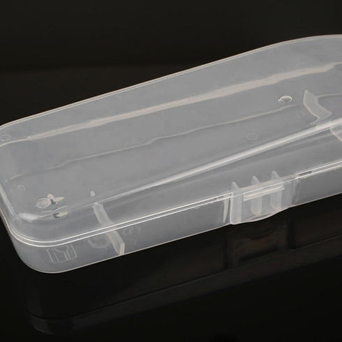 White Transparent Shaving Box for Shaver Razor, Plastic Cover Container Storage for Manual Razor System
