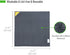loukin 4 Pack Magnetic Whiteboard Cleaning Cloth, Reusable & Washable Dry Erase Cleaning Cloth for Classroom, Gray
