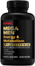 GNC Mega Men Energy & Metabolism Multivitamin, Antioxidants and Increased Calorie Burning, 180 Count