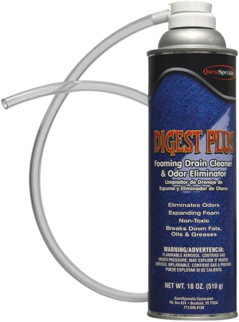 DIGEST PLUS Foaming Drain Cleaner and Odor Eliminator - 1 count