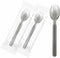 Premium Individually Wrapped Disposable Sporks, BPA Free, 2-in-1 Plastic Utensils for Parties, Catering