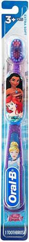Oral-B Princess Toothbrush for Little Girls, Extra Soft, Cinderella Characters, 3+ YRS - 1 Count