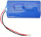 1Pcs 18650 3.7V 4400mAh 1S2P Li Ion Rechargeable Battery Pack with 2.0Pin JST-PH Connector, Blue, 6.6 x 1.8 cm
