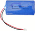 1Pcs 18650 3.7V 4400mAh 1S2P Li Ion Rechargeable Battery Pack with 2.0Pin JST-PH Connector, Blue, 6.6 x 1.8 cm