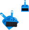 Mini Dustpan and Broom Set 1 Pcs Portable Plastic Brush Set (Blue) for Home Kitchen Sweeper Table Desk Office