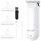 SweetLF Hair Clippers, Silent Cordless Trimmer, Mini Cutting Kit with 3 Guide Combs, USB Rechargeable, White