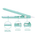 Mini Hair Straightener, Travel Size Flat Iron, Lightweight Portable Ceramic Tourmaline Heating Curler for Hair Styling,
