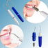 Portable Dental Picks, Mini Travel Plaque and Tartar Remover, Teeth Stain Remover with Chain, Interdental Pick, Tooth