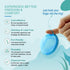 Mascoto Set, Pack 2 12-Hour Reusable Menstrual Disc of Soft Medical-Grade Silicone, Leak-Resistant Design, Easy Removal