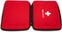 First Aid Hard Case Empty, EVA Hard Red Medical Bag for Home Health, First Emergency Responder Camping
