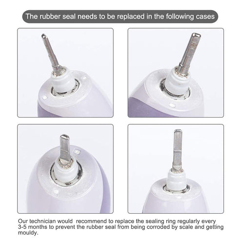 Electric Toothbrush Waterproof Shaft Rubber Pad, Compatible with Philips Models, Universal Seal Ring