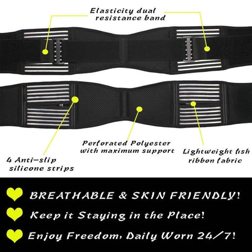 SI Joint Hip Sacroiliac Belt for Women and Men - Lower Back Support Brace for Pelvic Pain Relief