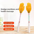 Pai Sha Board Multi-Function Pai Sha Board Silicone Five-Finger Meridian patting Small Yellow Hand Silicone Massage