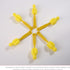 6 Pack Long Handle Bottle Nipple Cleaner Sponge Brush, BPA-Free Scrubber - Yellow