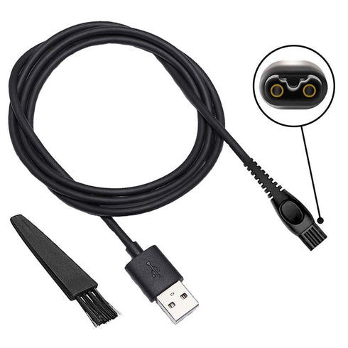 INVODA Shaver Charger for Norelco HQ8505, USB Power Cord 5V Replacement Charging Cable