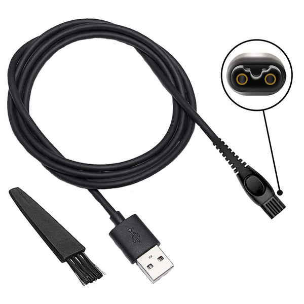 INVODA Shaver Charger for Norelco HQ8505, USB Power Cord 5V Replacement Charging Cable