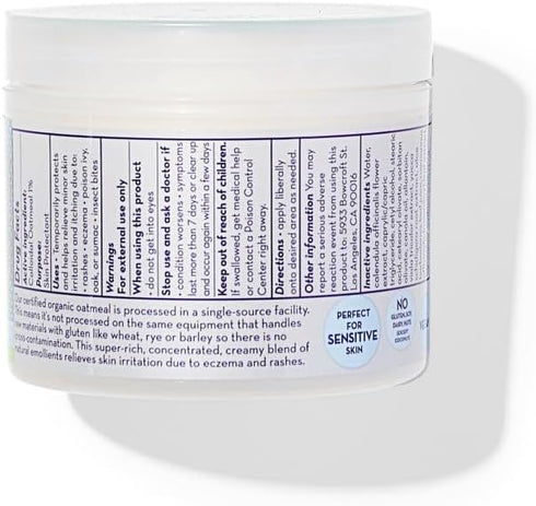 California Baby Eczema Cream, Steroid-Free Treatment, Colloidal Oatmeal + Aloe Vera, Soothing Lotion for Kids & Adults