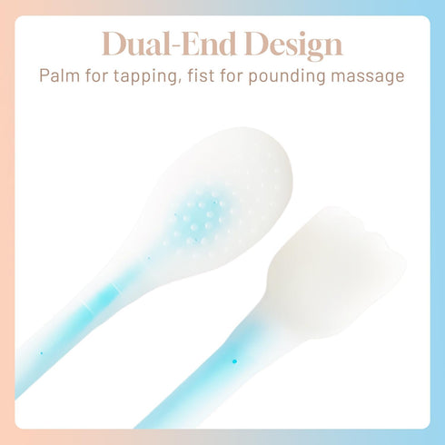 Hammer GSHOW Manual Back Massager for Shoulder Soreness Relief Long Handheld Silicon Suitable for Massaging Whole Body