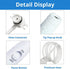 Replacement Handle Hose Parts for Waterpik, Compatible with WP-100 WP-300 WP-660 WP-662 WP-670 WP-672 WP-900 Oral