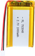 3.7V 1000mAh 703048 Lithium Polymer Ion Rechargeable Li-ion Battery with 2P PH 2.0mm Pitch Connector