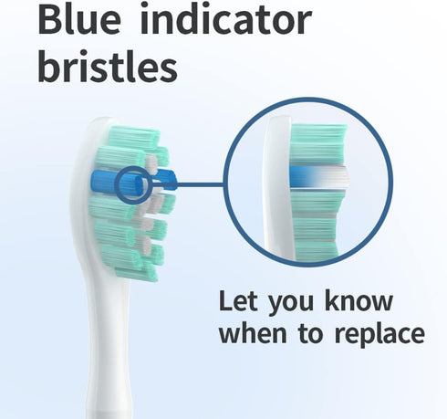 Replacement Toothbrush Heads Compatible with Philips Sonicare Electric Toothbrush, 10 Pack Refills