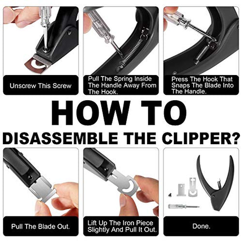 Nail Tip Clipper Edge Cutter for Artificial Acrylic Nails, Stainless Steel Trimmer Tool for Manicure & Pedicure