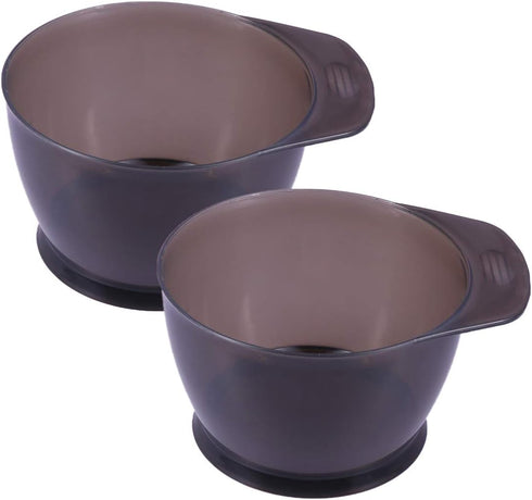 Lurrose 2Pcs Hair Color Bowl, Plastic Color Mixing Tint Bowls for DIY Hairdressing
