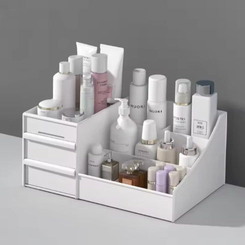 Makeup Organizer with Drawers, Bathroom Storage for Skincare and Vanity, Countertop Makeup Organizer
