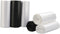Small Trash Bags, 4 Gallon, Black, Clear and White, 150 Counts