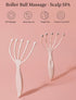 Inoostar Set Scalp Massager & Gua Sha Tool - Manual Head Massager, Massage Comb for Relaxation & Stress Relief (Grey