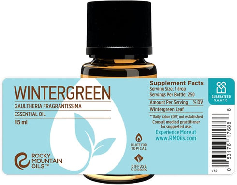 Rocky Mountain Oils - Wintergreen - 15 ml - Essential Oil