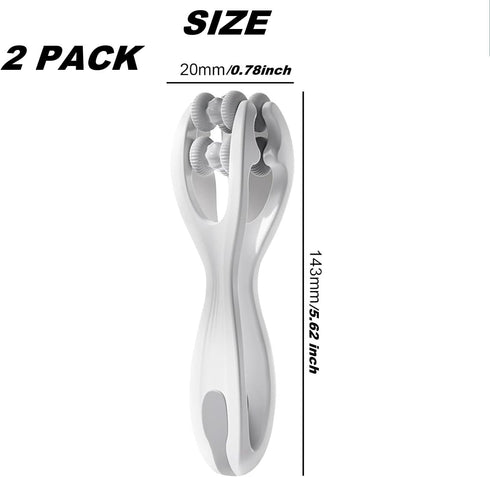 Hoxxu 2pcs Finger Massager for Arthritis Finger Arthritis Pain Relief Manual Massage Tools Hand Massage Roller Thumb
