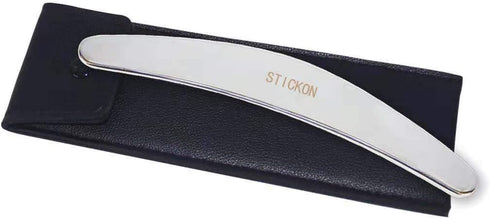 Sickle-Shaped Stainless Steel Gua Sha Tool - IASTM Massage Solution