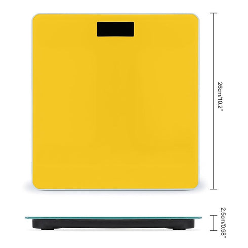 LZQPOEAS 400 Lb/180kg Milk Duck Yellow Smart Body Weight, Highly Accurate Digital Weighing Scale with Large LCD