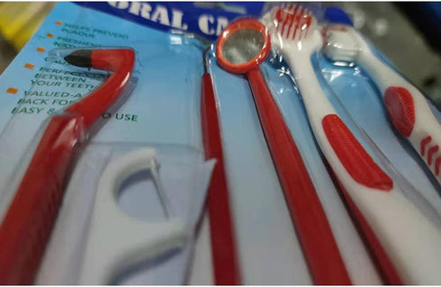 8 PCS Oral Dental Clean Tools Set, Teeth Whitening Hygiene Care Kit