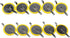 Tabbed CR2025 Batteries 10-pack, 3v Lithium Battery for Gameboy Cartridge, Solder Tabs