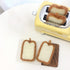 5 Pcs Cute Crochet Scrubbers, Toast Shaped No Odor Non-Scratch Reusable Scrub for Kitchen and Household Cleaning