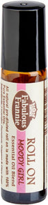 Fabulous Frannie Moody Girl Pre-diluted Essential Oil Blend Roll On, 10 ml with Geranium, Lavender, Oregano
