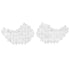 Jade Eye Mask, Moon Shape Jadestone Eye Pads for Cooling Facial Treatment, Travel and Vacation