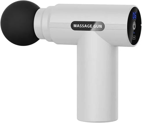 TECJHJZ Massage Gun, USB Mini Massage Gun Fascia Machine Muscle Relaxation Vibrating Rod