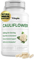 Organic Cauliflower Superfood Veggies Powder Supplement | Natural Sulforaphane, Vitamins & Minerals | 120 Vegetable