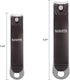 Nail Clippers Set with Built-in Nail File, Durable Sharp Zinc Alloy Clipper and Toenail Clipper
