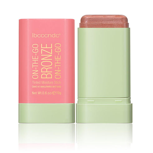 Multi-Use Makeup Blush Stick, Tinted Solid Blush Stick for Facial Contouring, Waterproof Moisturizer Stick (1#Warm Glow)