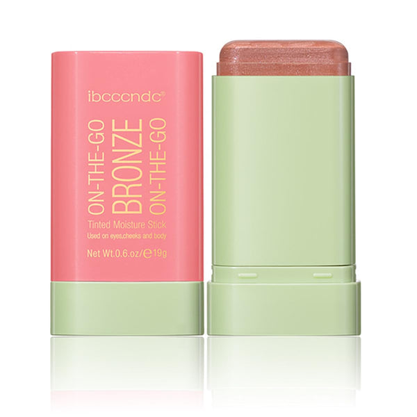 Multi-Use Makeup Blush Stick, Tinted Solid Blush Stick for Facial Contouring, Waterproof Moisturizer Stick (1#Warm Glow)